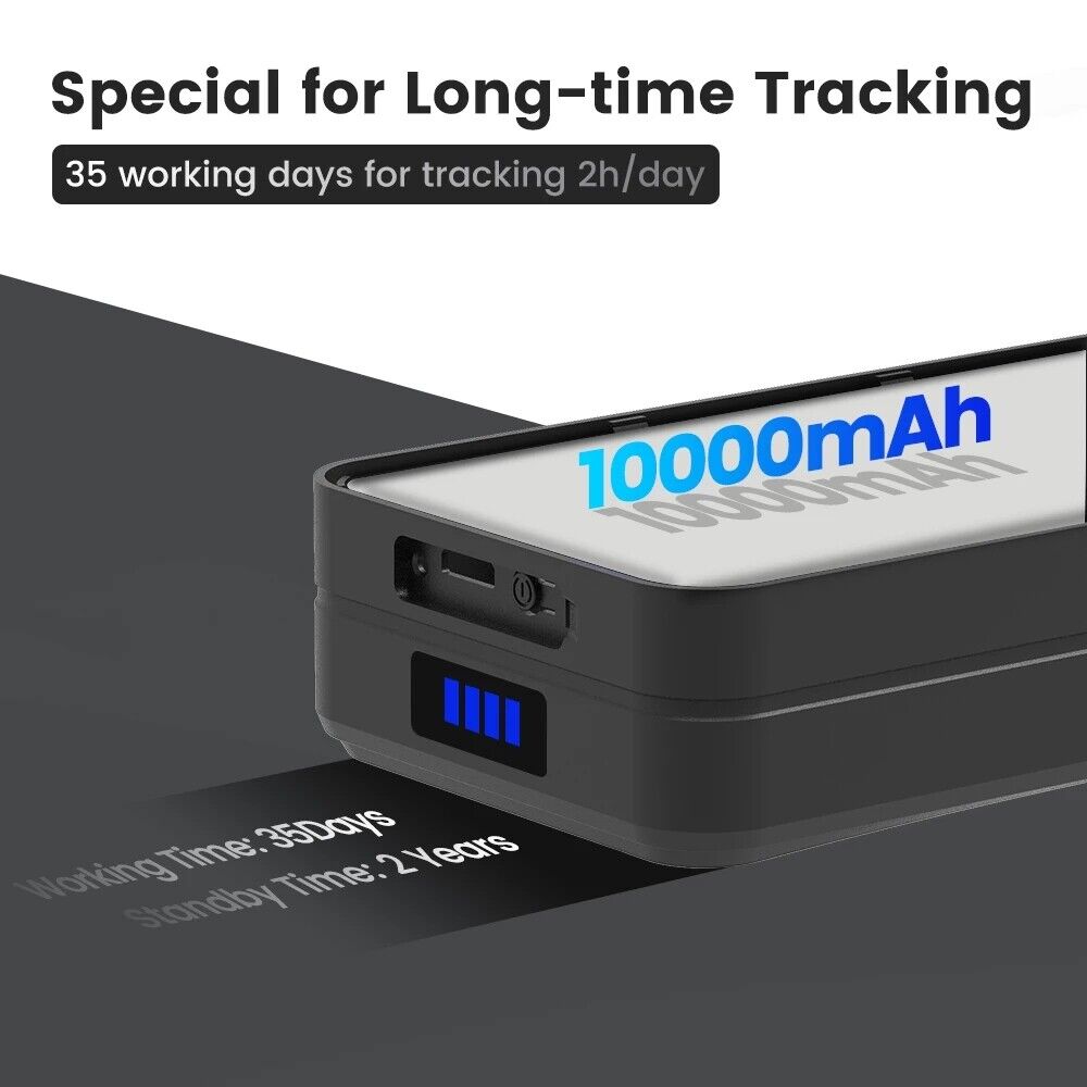 super 10000 mAh Li-polymer batéria gps tracker