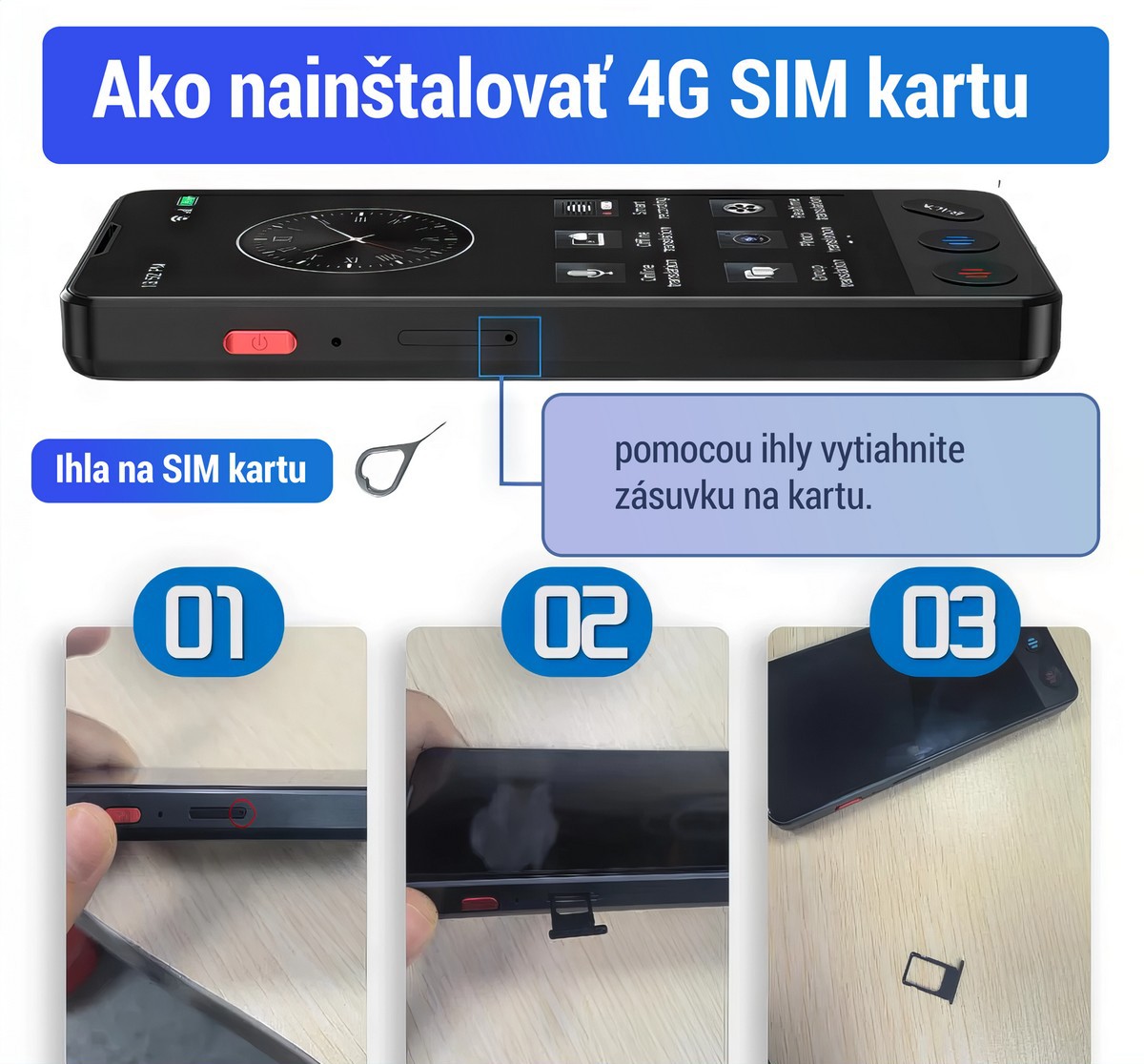 inštalácia 4g 3g sim karta Langie S3 prekladač 